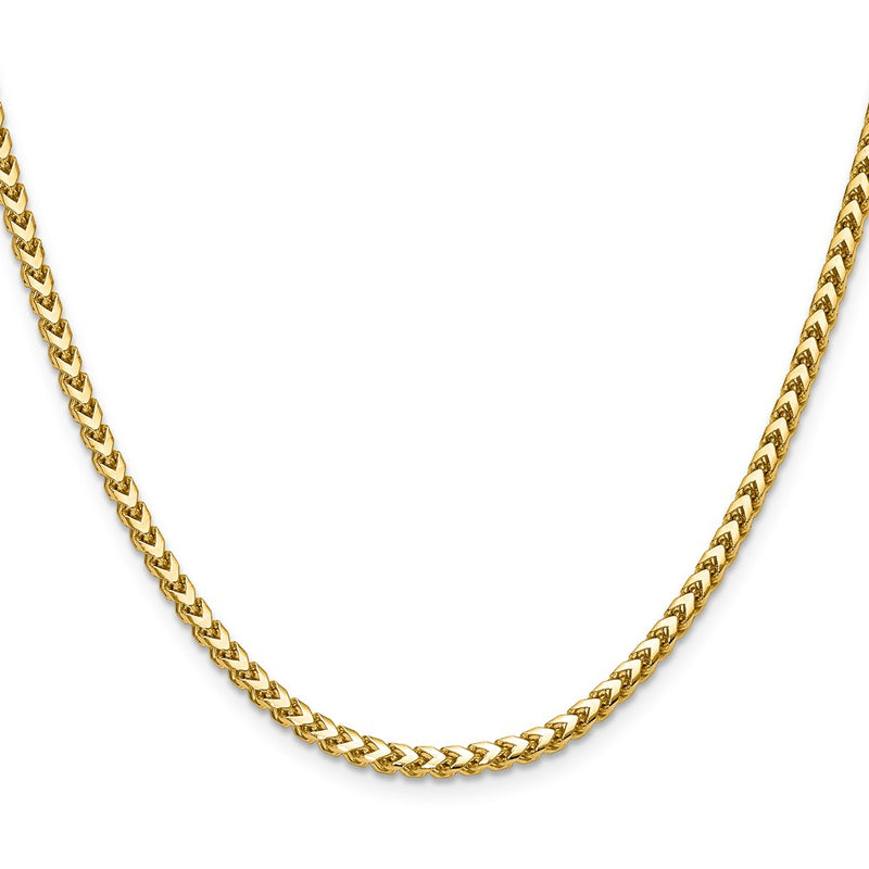 18 Inch 14K Yellow Gold 3.05mm Franco Chain Necklace