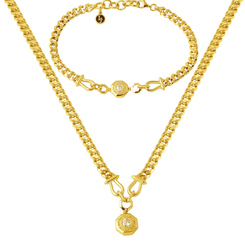 14K Yellow Gold 1.50 Ct Moissanite Jewelry Set (26.63 g)