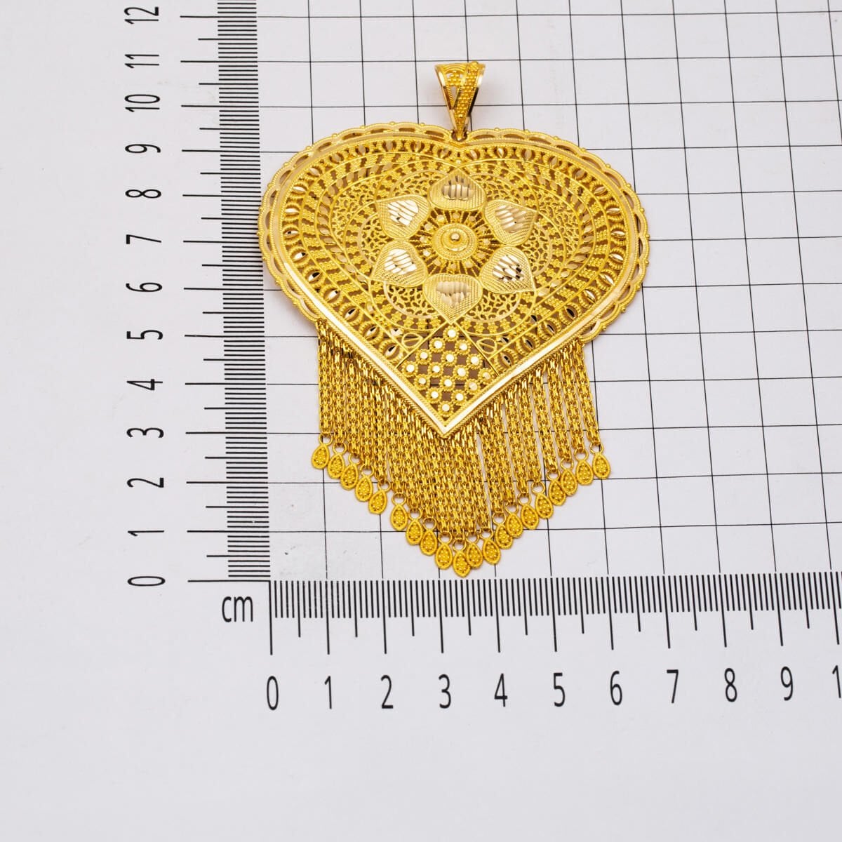 14K Yellow Gold Indian Style Chain Necklace (30.37 g)