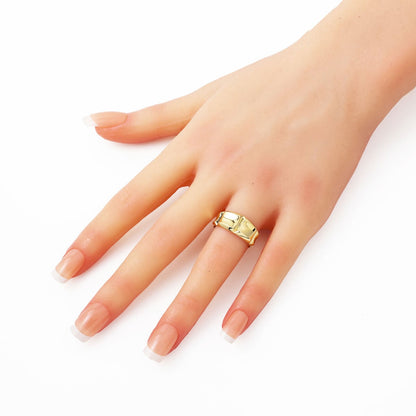 14K Yellow Gold Simple Ring
