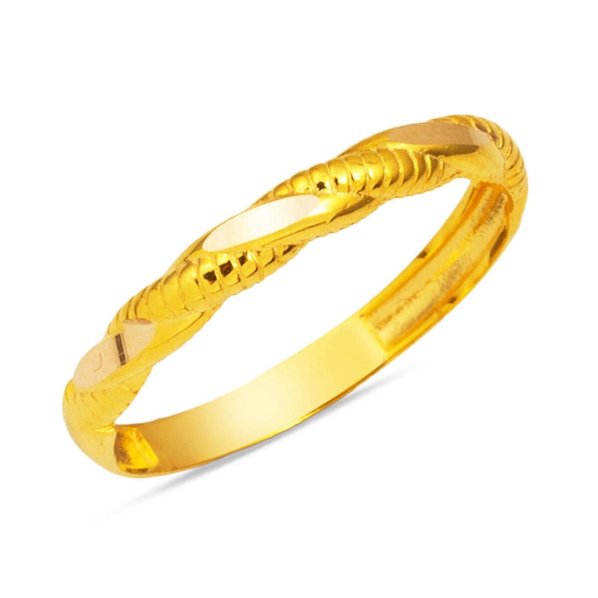 14K Yellow Gold Twisted Ring (1.35 g)