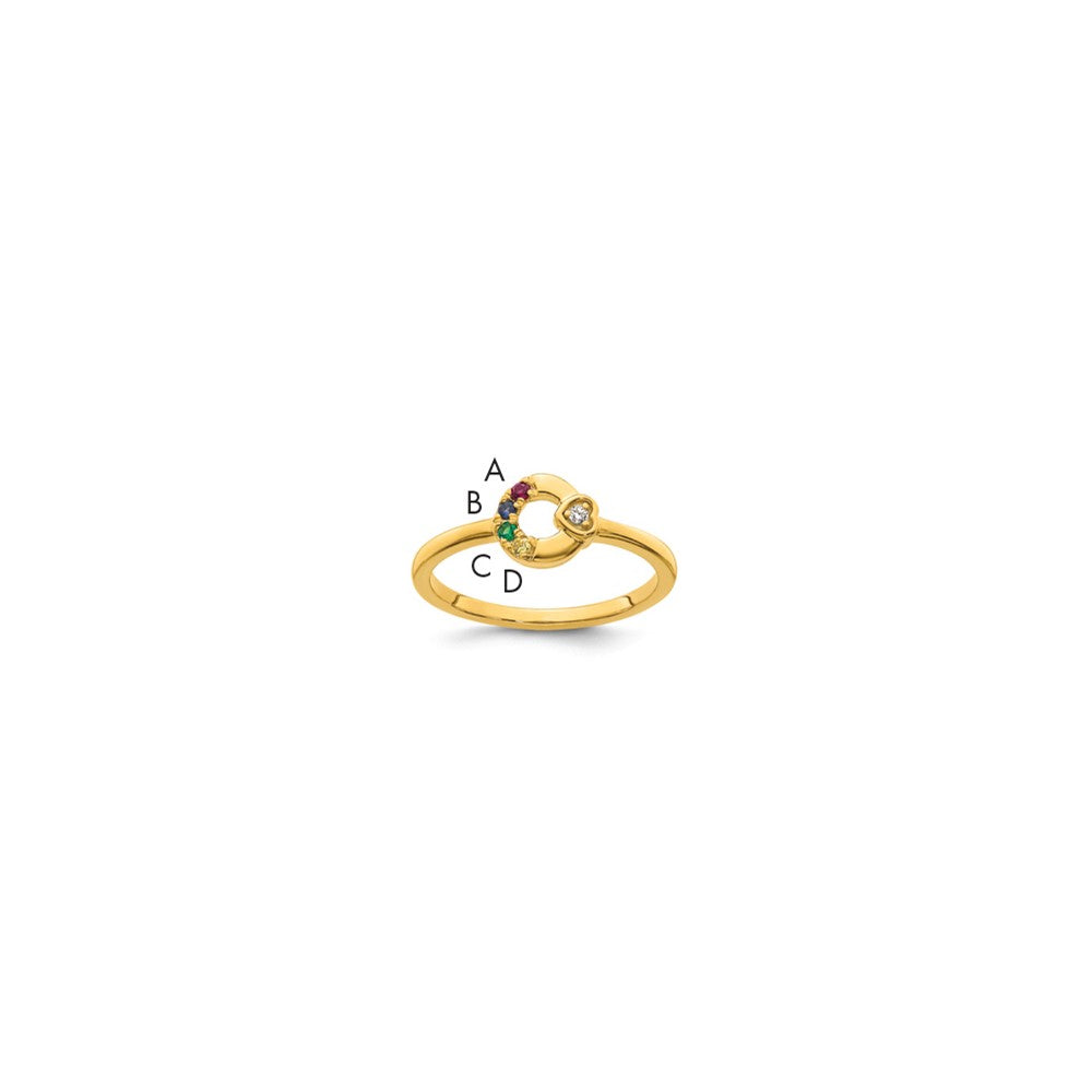 14K White Gold Diamond Channel Band