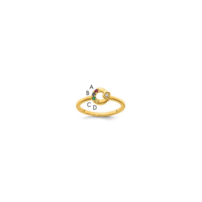 14K White Gold Diamond Channel Band