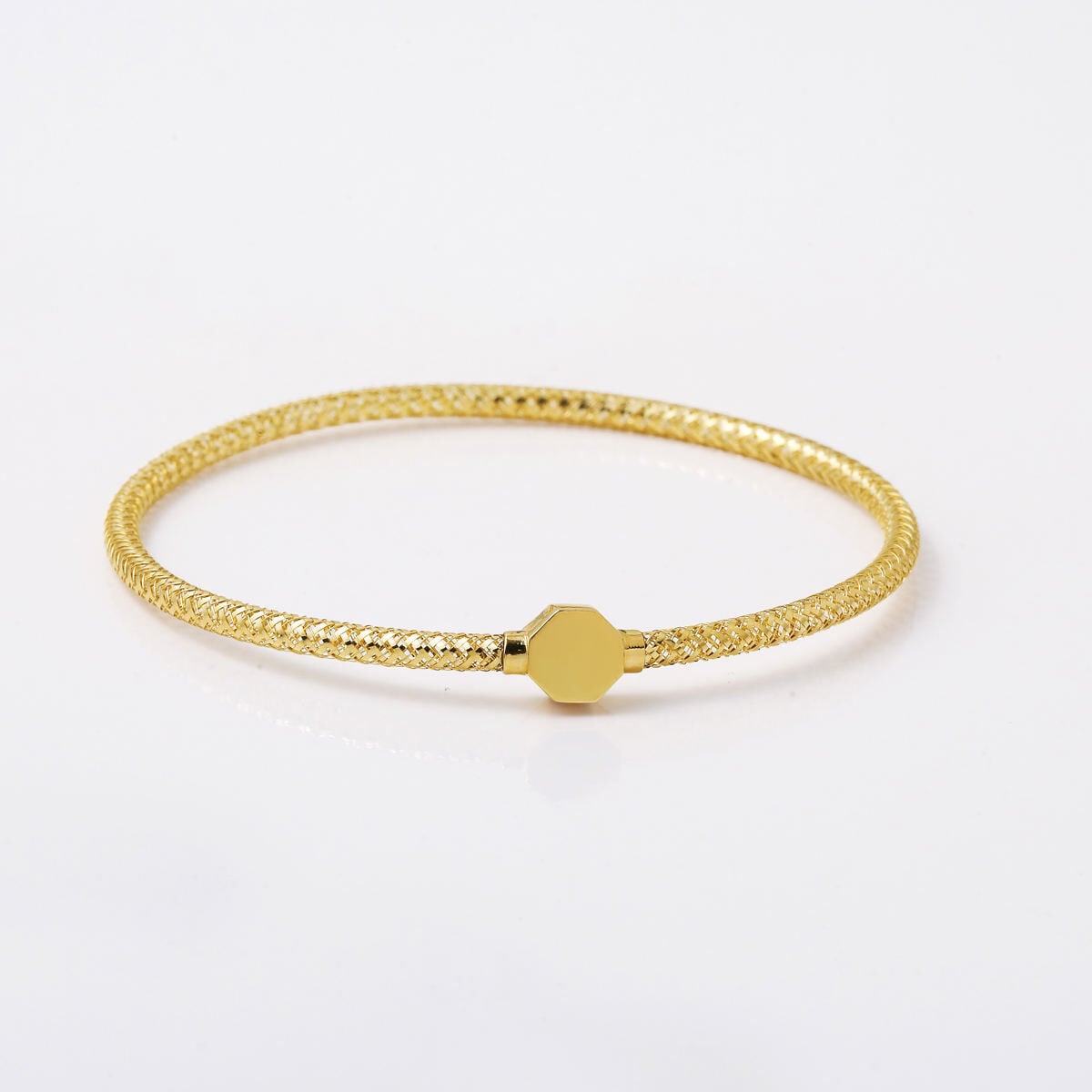 14K Yellow Gold Italian Flexible Bracelet (1.35 g)
