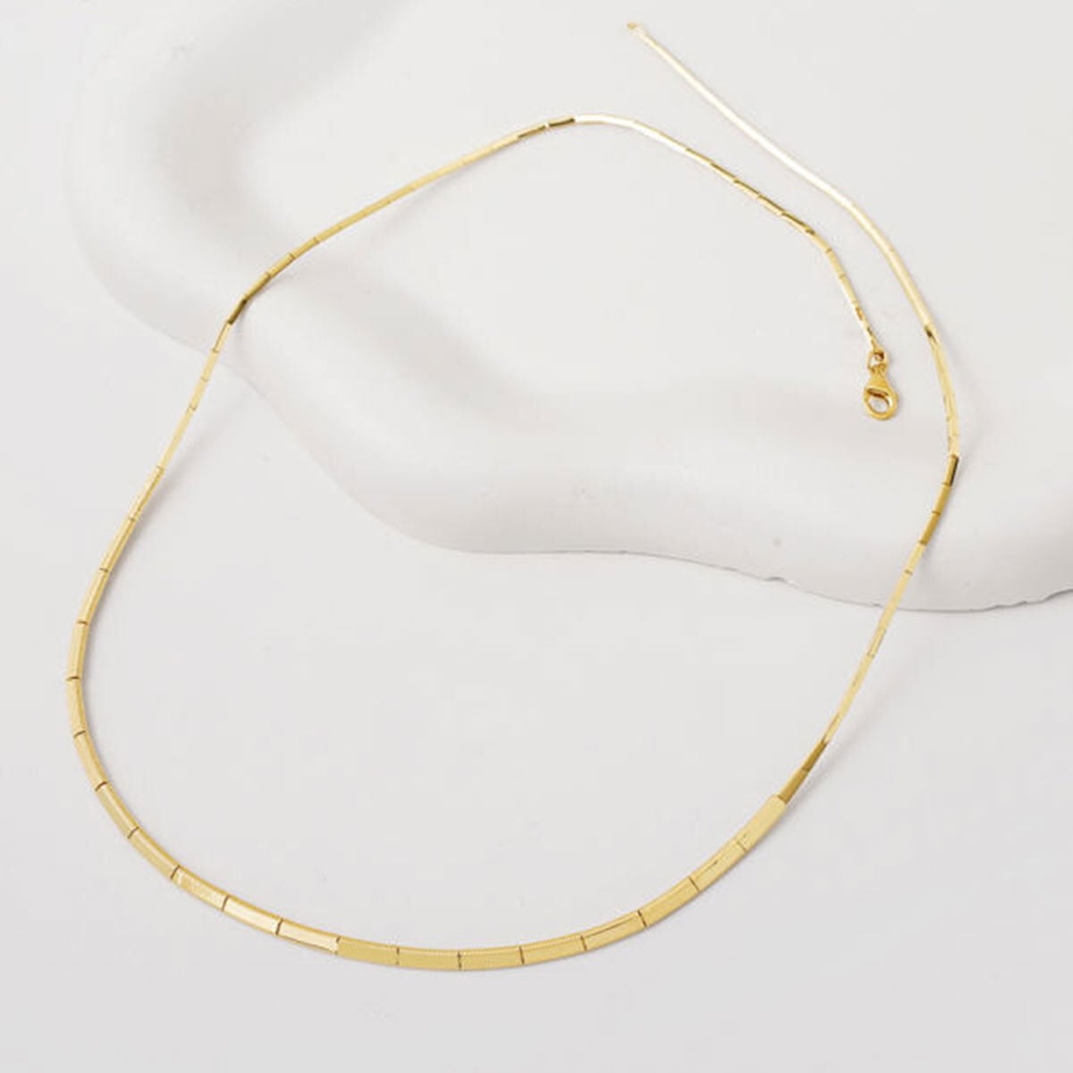 14K Yellow Gold Full Moon Ajda Necklace