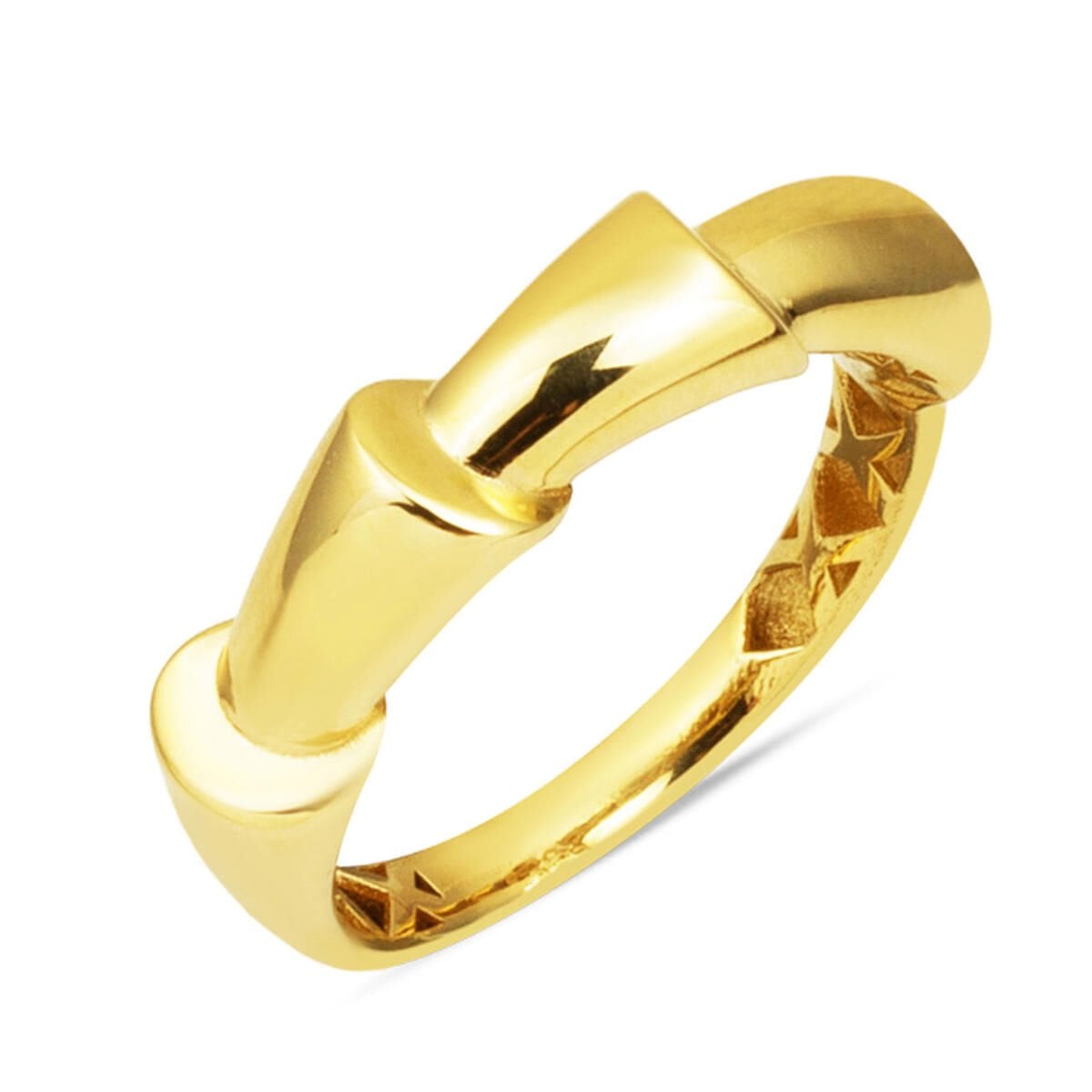 14K Yellow Gold Silone Ring