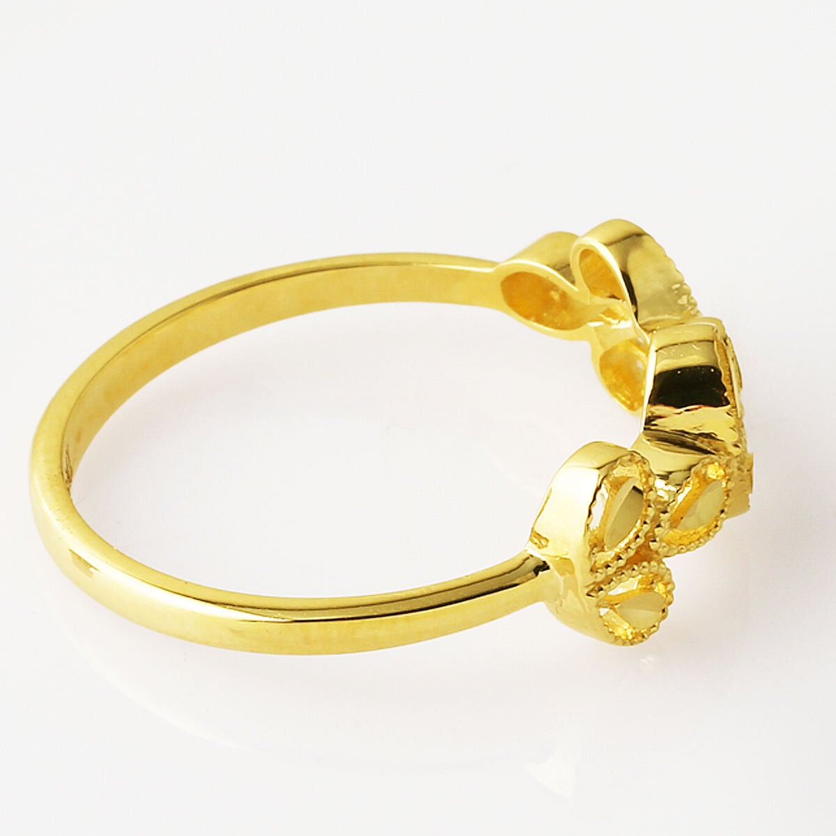 14K Yellow Gold Ivy Ring