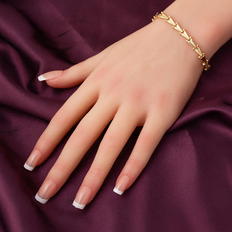 14K Yellow Gold River Modern Bracelet