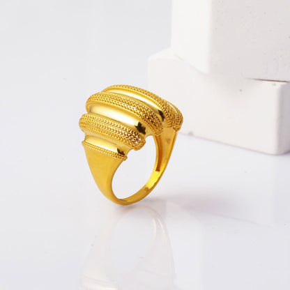 14K Yellow Gold Nazen Ring