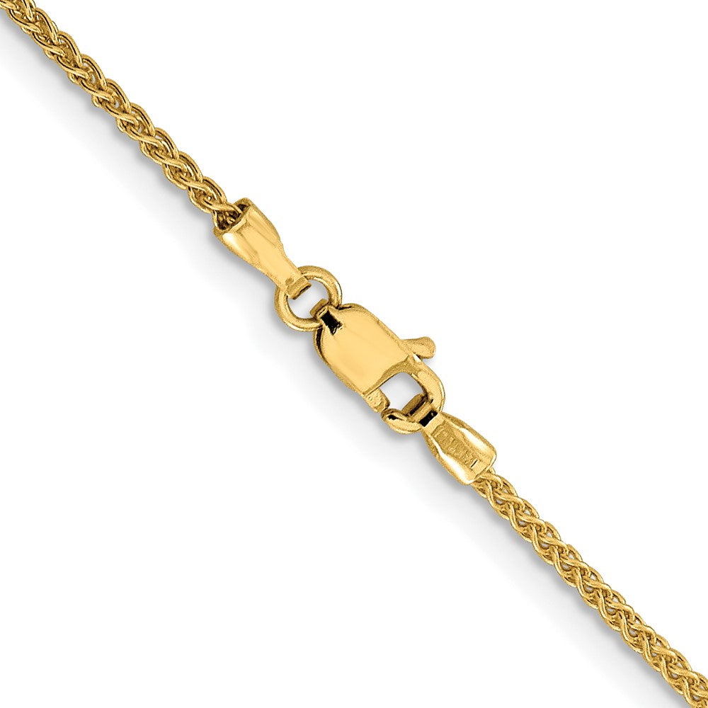 24 Inch 10K 1.5mm D/C Spiga Chain Necklace