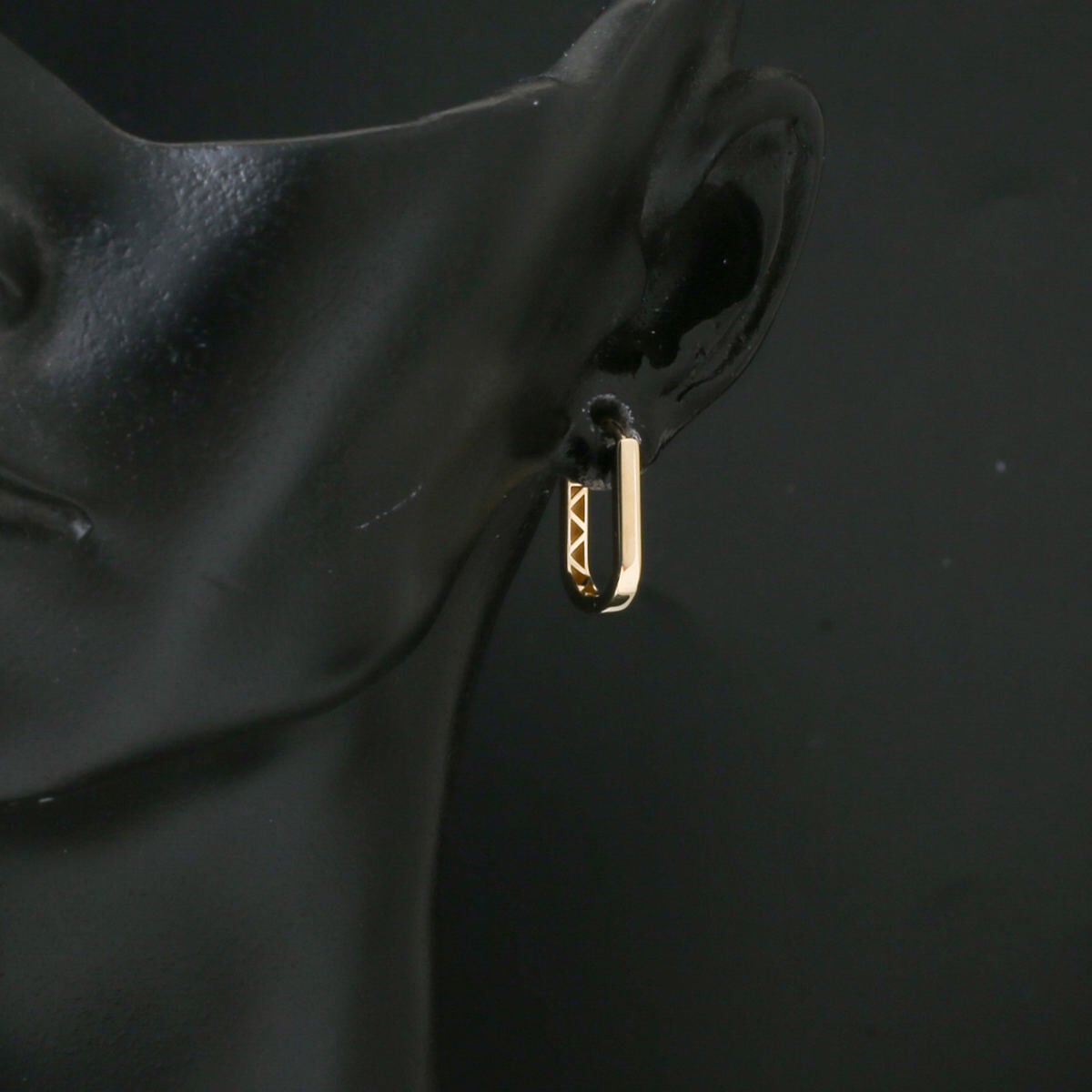 14K Yellow Gold Vera Hoop Earrings