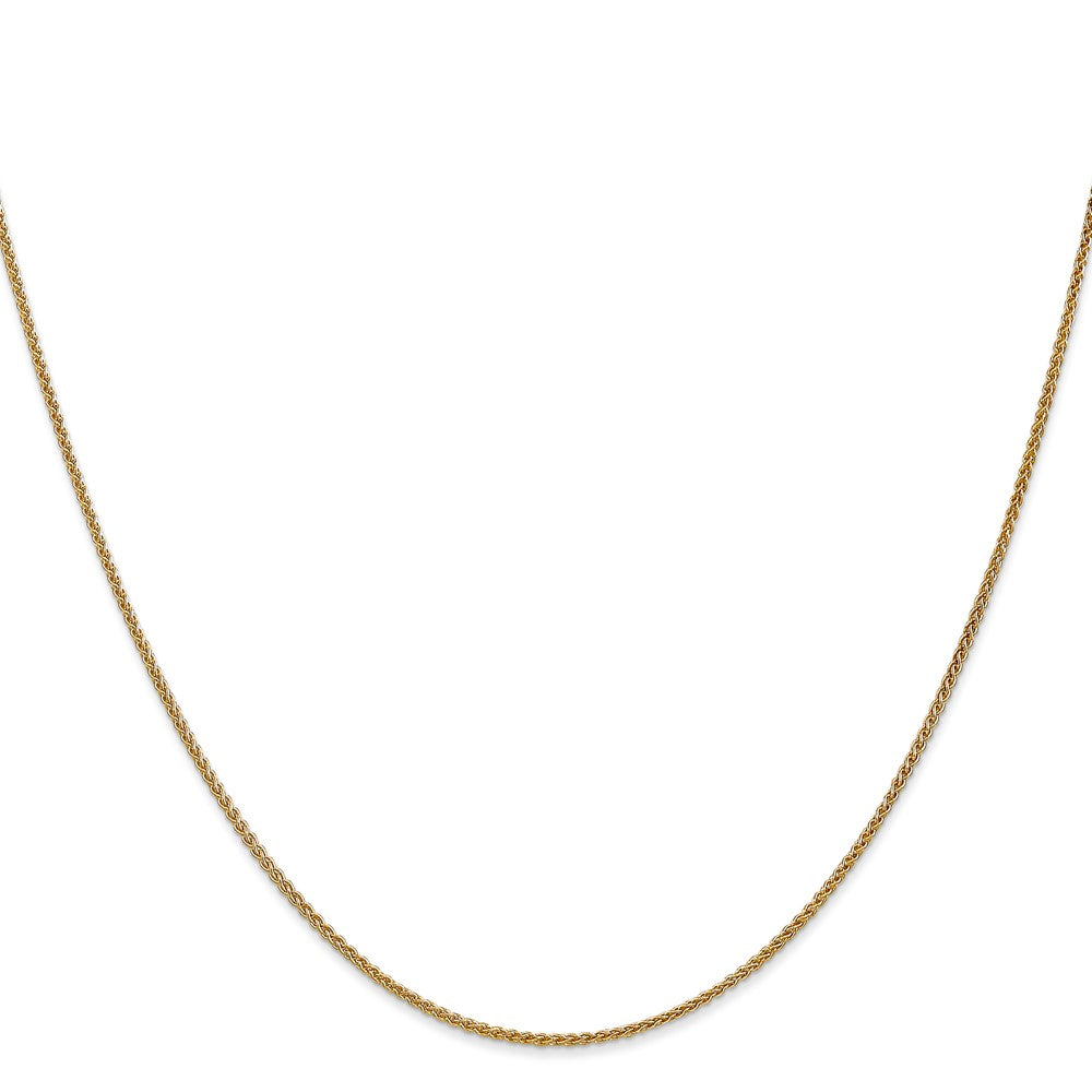 24 Inch 10K 1.2mm Spiga Chain Necklace