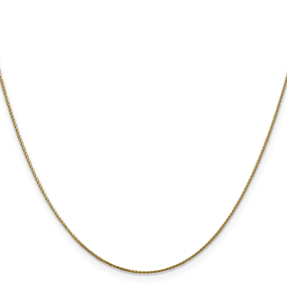 24 Inch 10K .65mm D/C Spiga Chain Necklace