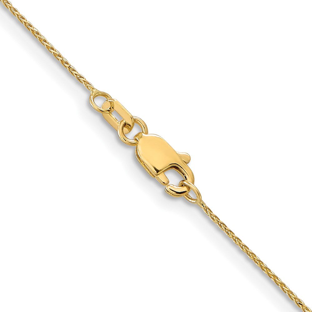 24 Inch 10K .65mm D/C Spiga Chain Necklace