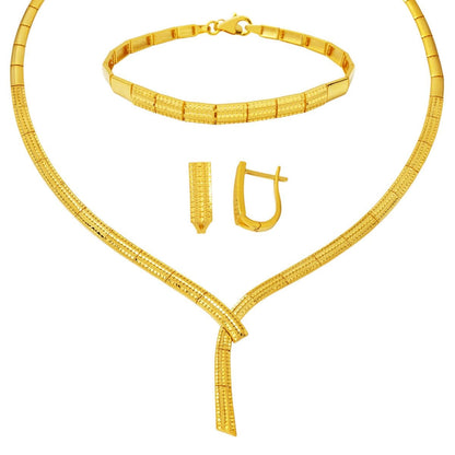 14K Yellow Gold Sparkling Wedding Set (23.35 g)