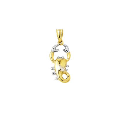 14K Yellow Gold Scorpio Zodiac Pendant