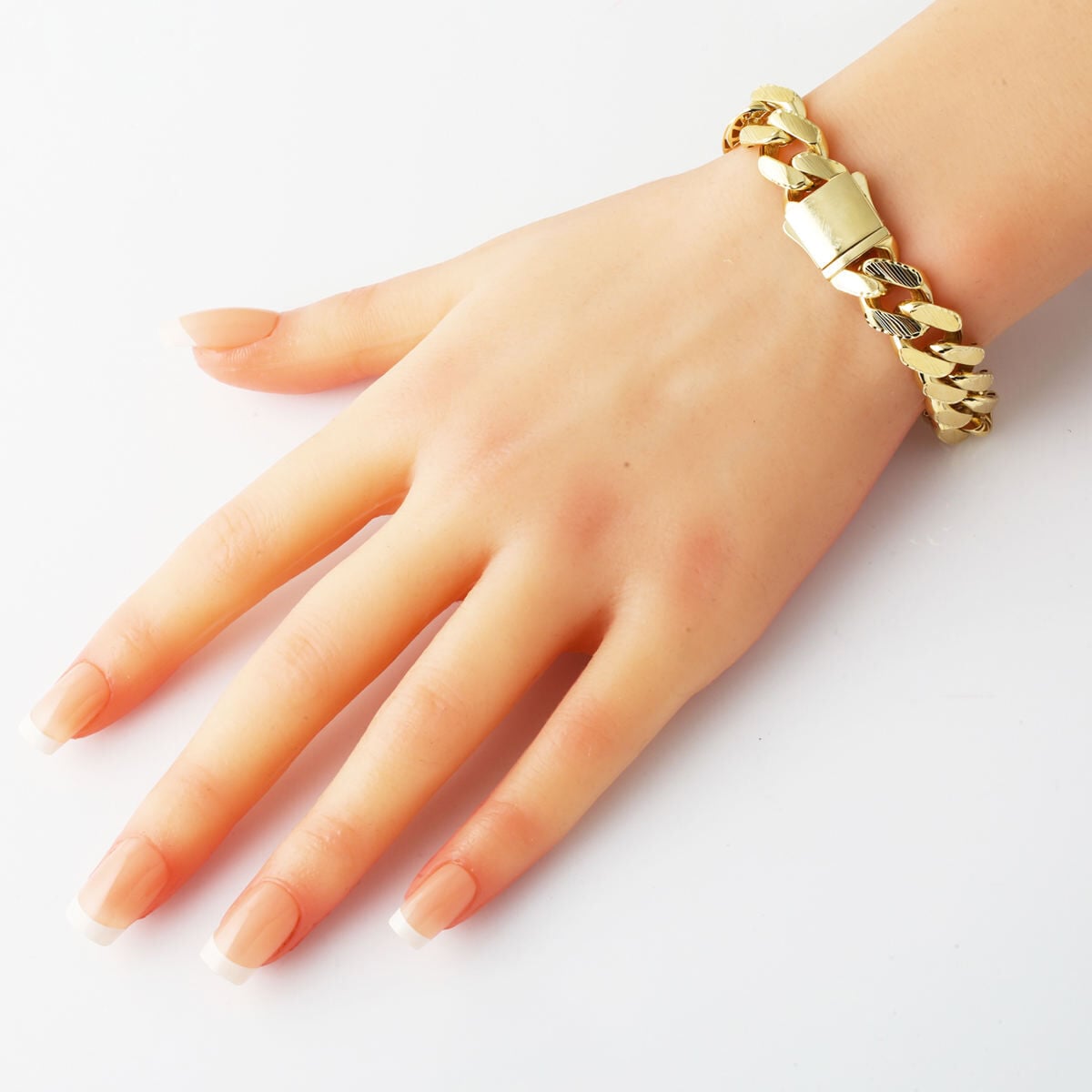 14K Yellow Gold Sirius Curb Bracelet