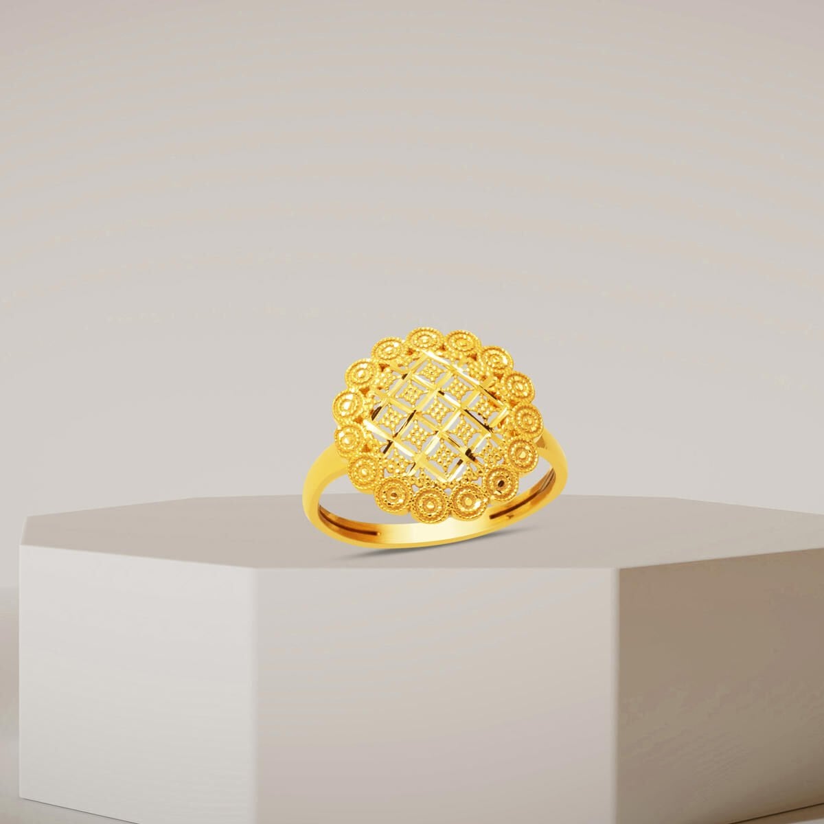 22K Yellow Gold Dynasty Ring