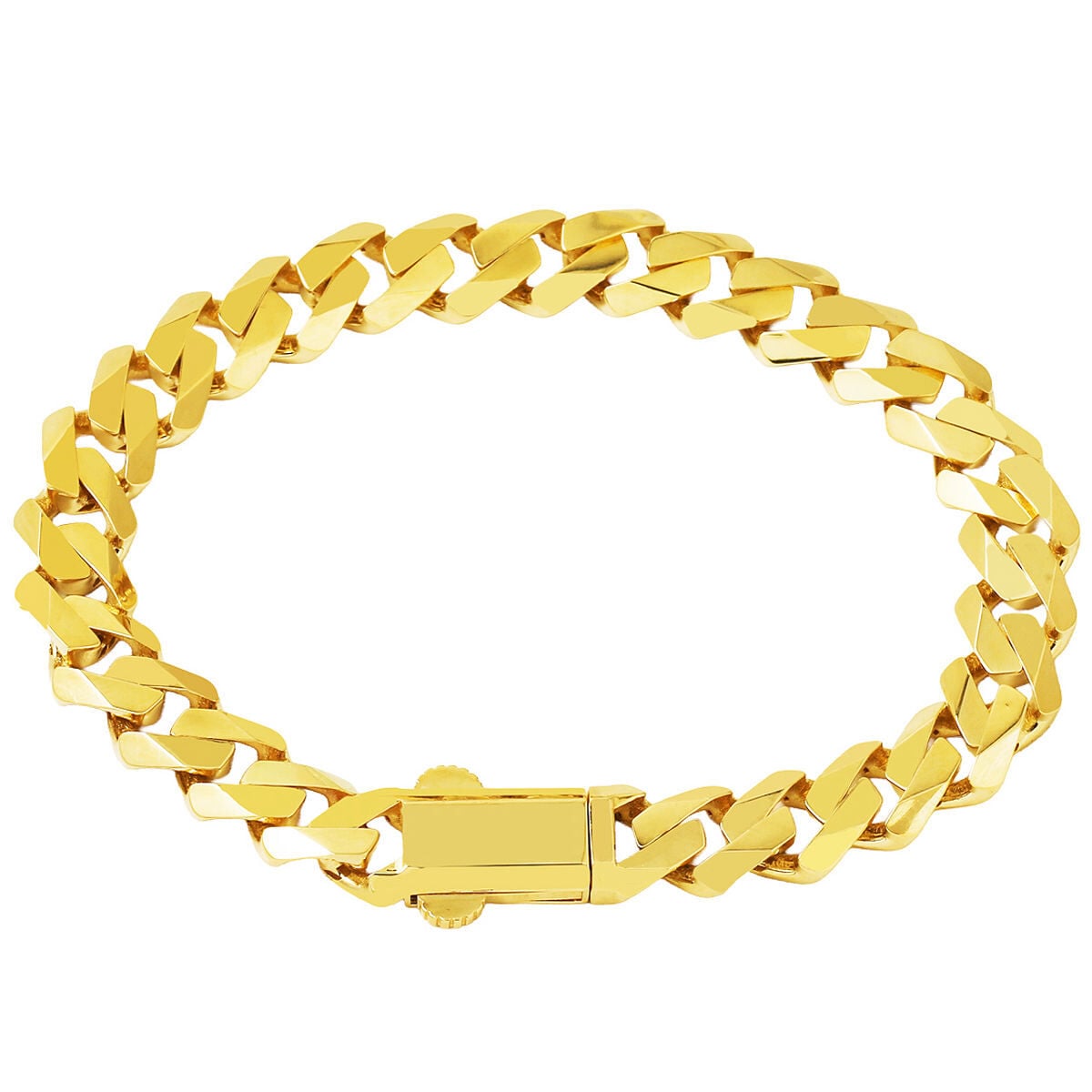 14K Yellow Gold Sera Curb Bracelet