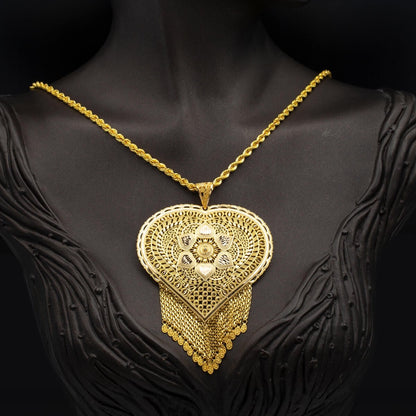 14K Yellow Gold Indian Style Chain Necklace (30.37 g)