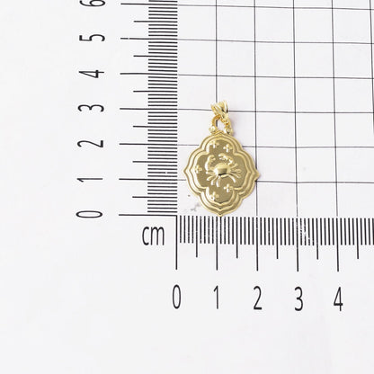 14K Yellow Gold Retro Cancer Zodiac Necklace