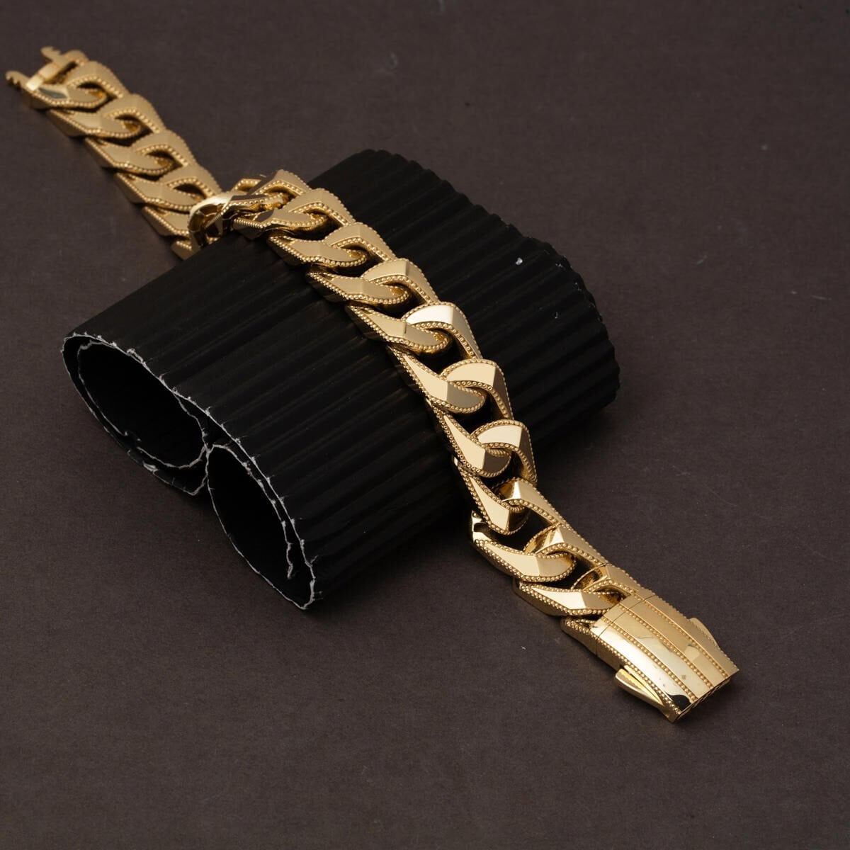 14K Yellow Gold Monaco Italian Curb Bracelet