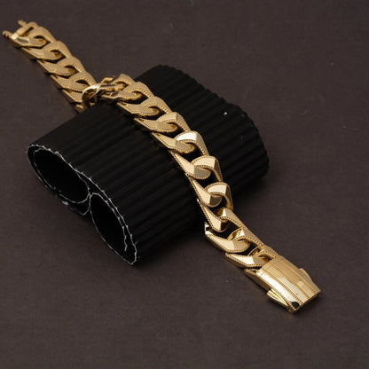 14K Yellow Gold Monaco Italian Curb Bracelet
