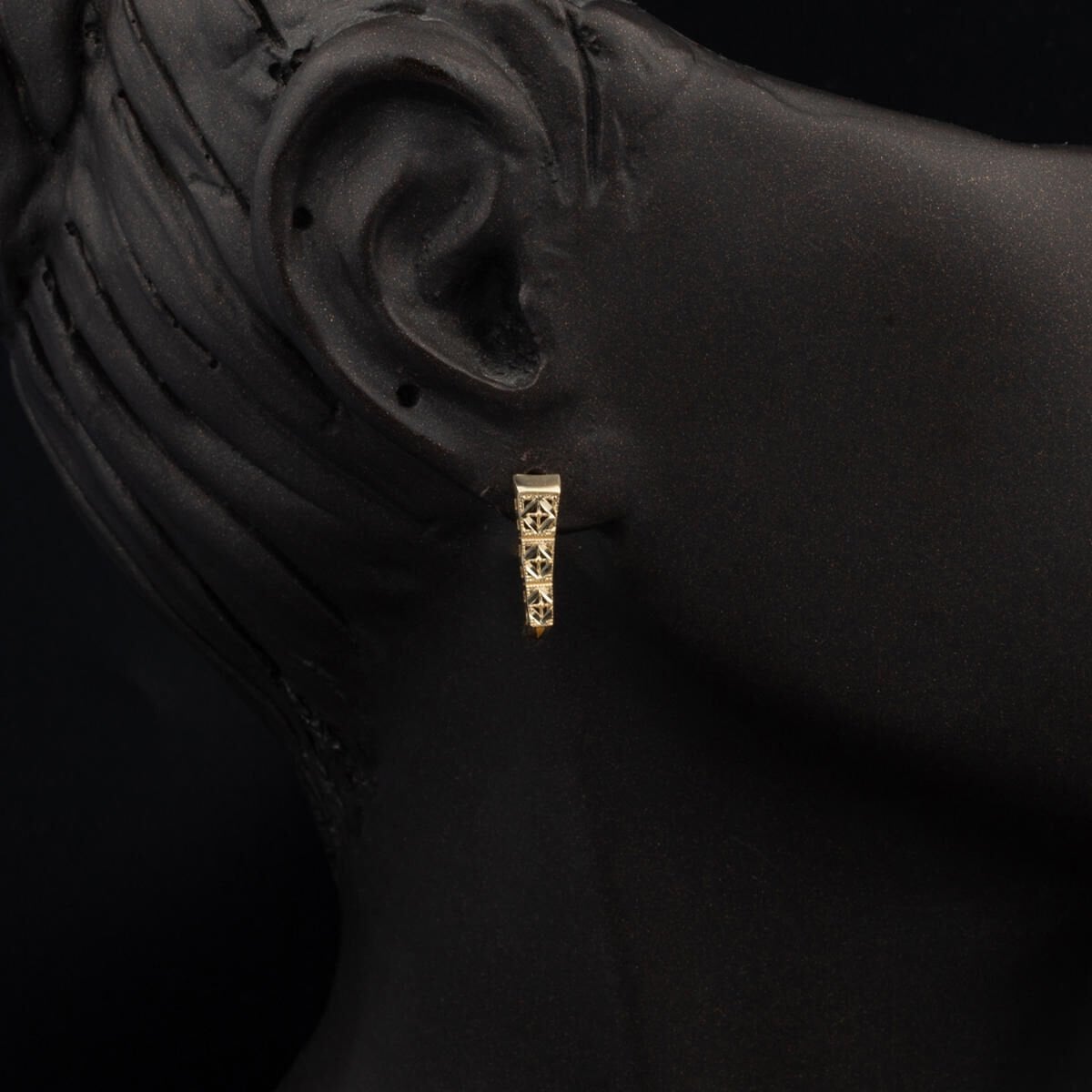 14K Yellow Gold Drop Design Jewelry Set