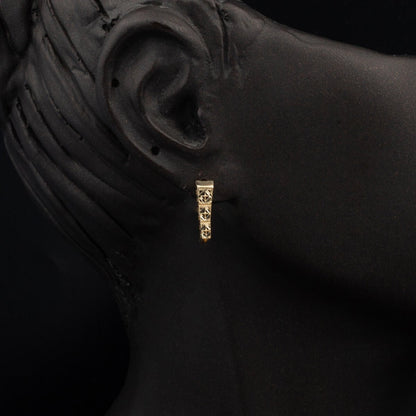 14K Yellow Gold Drop Design Jewelry Set