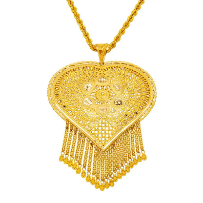 14K Yellow Gold Indian Style Chain Necklace (30.37 g)