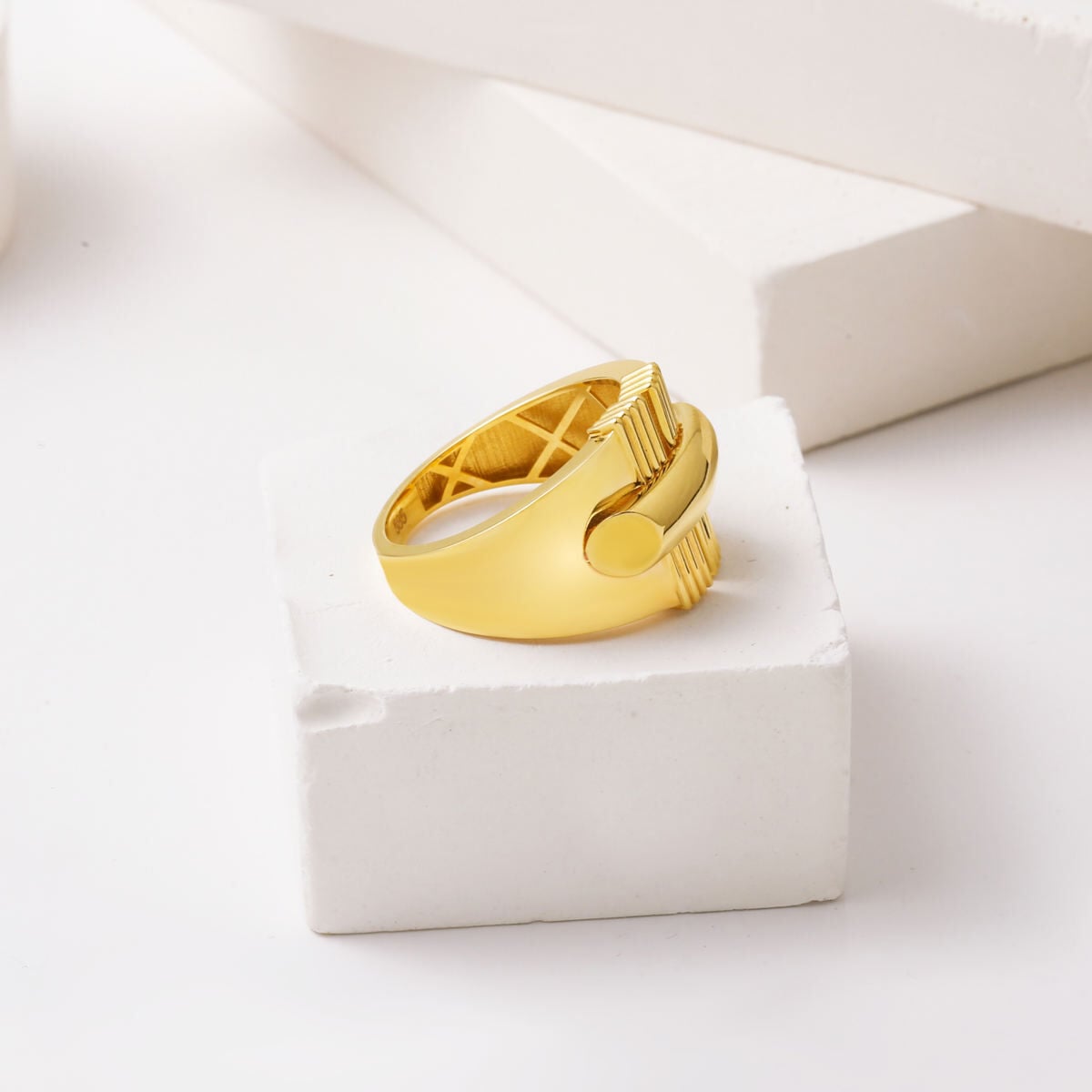 14K Yellow Gold Harmony Modern Ring