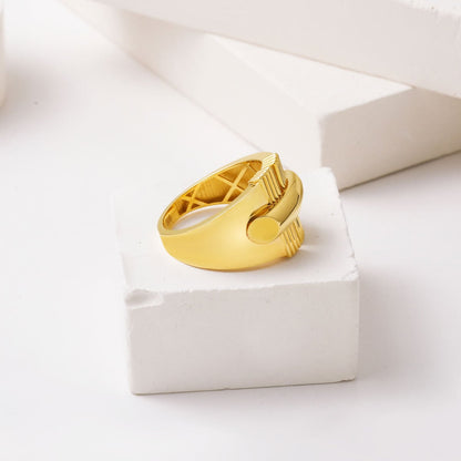 14K Yellow Gold Harmony Modern Ring
