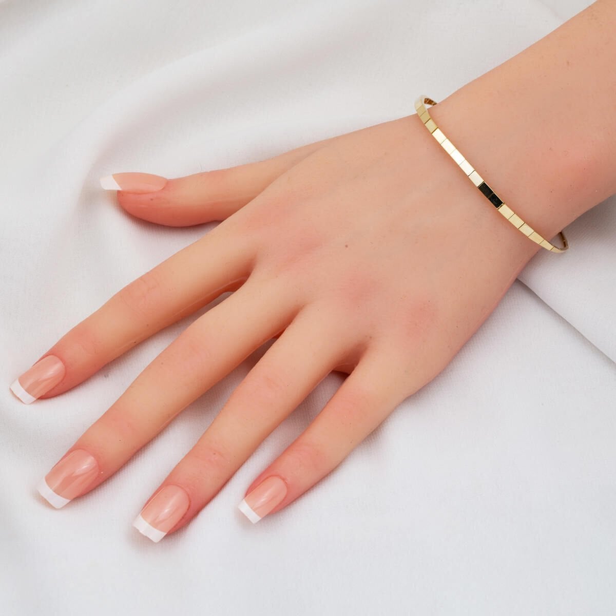 14K Yellow Gold Chevron Jewelry Set