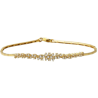 14K Yellow Gold Ivy Cubic Zirconia Set
