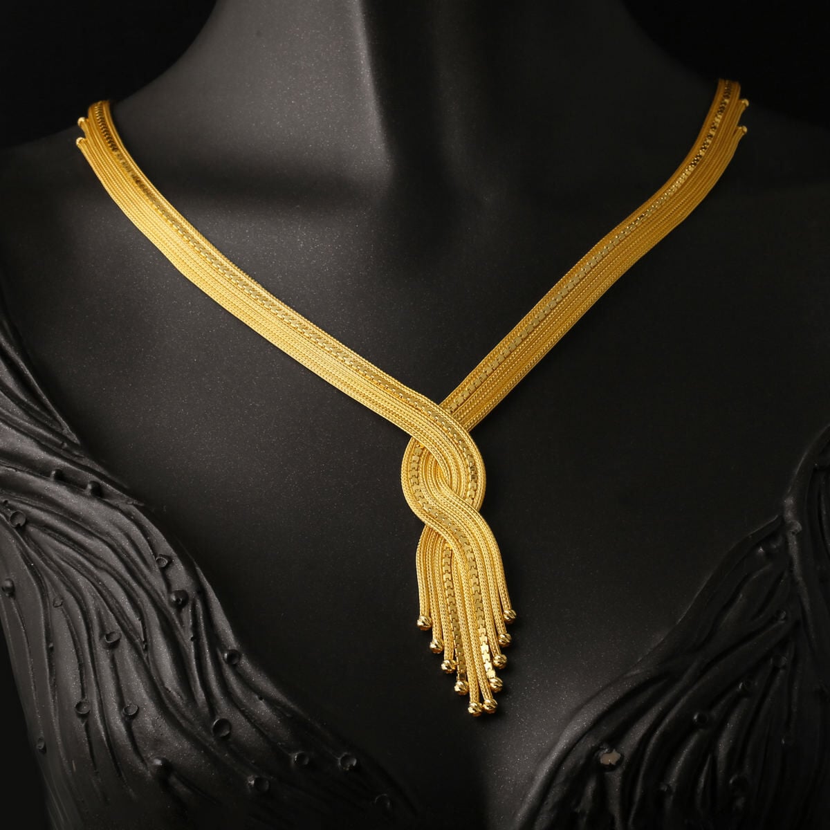 14K Yellow Gold Italian Chain Jewelry Set (25.67 g)