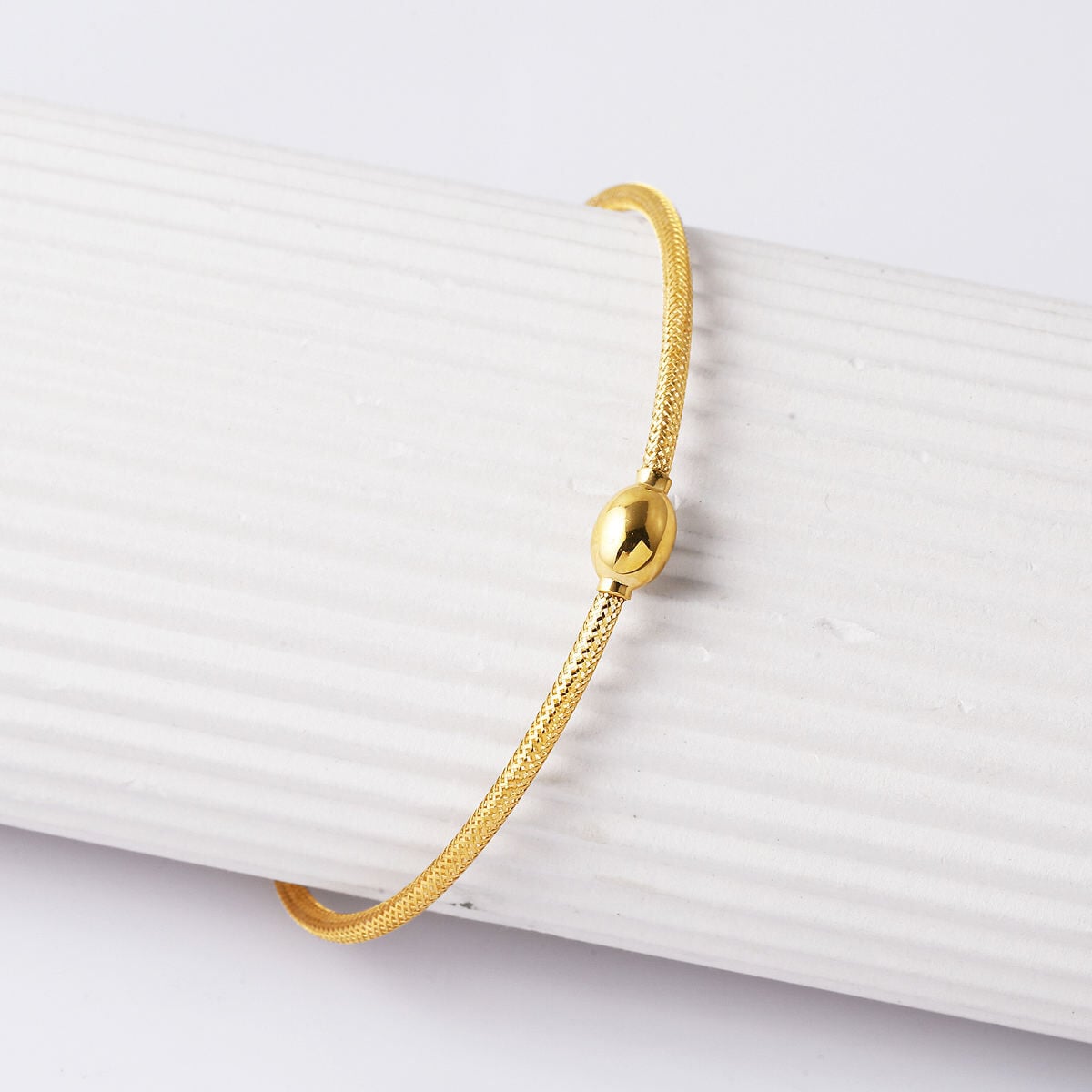 14K Yellow Gold Flexible Italian Bracelet