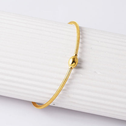 14K Yellow Gold Flexible Italian Bracelet