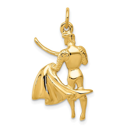 14k Yellow Gold 14k Matador Charm