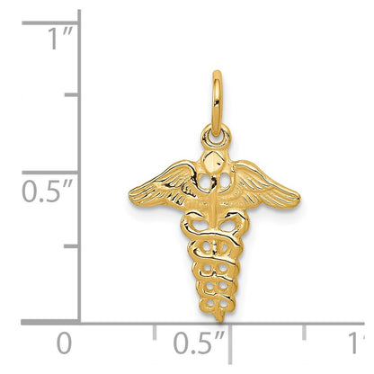 14k Yellow Gold 14k Caduceus Charm