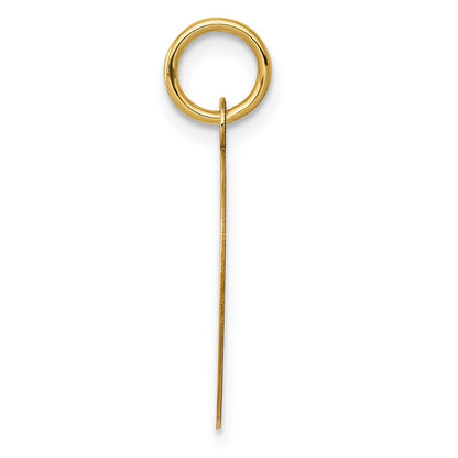 14K Yellow Gold Record Album Charm