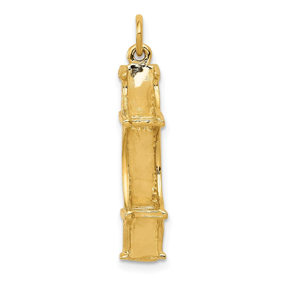 14K Yellow Gold 3D Golden Gate Bridge Charm