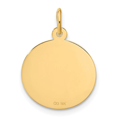 14K Yellow Gold Happy Anniversary Charm