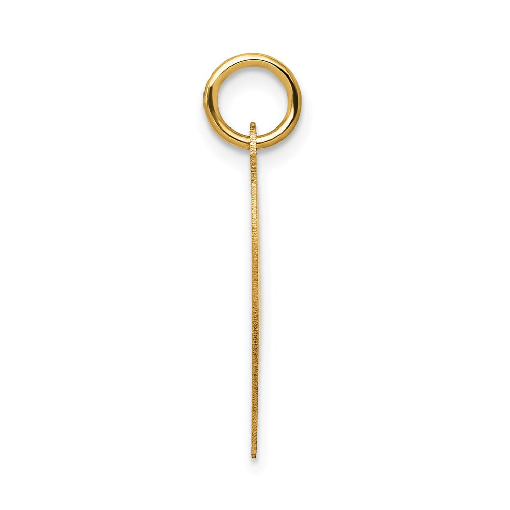 14K Yellow Gold Happy Anniversary Heart Charm