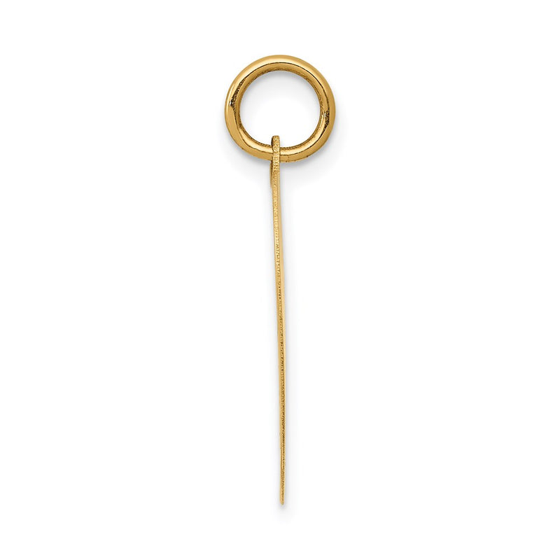14k Yellow Gold 14k HAPPY BIRTHDAY Heart Disc Charm