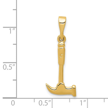 14k Yellow Gold 14k Hammer Charm