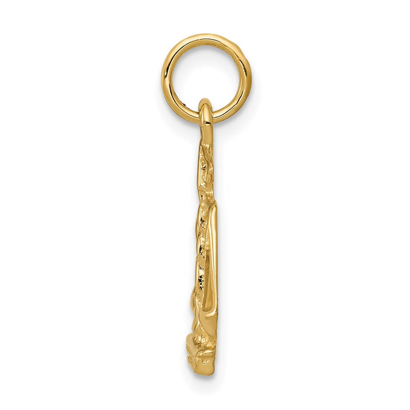 14k Yellow Gold 14k Scales Of Justice Charm