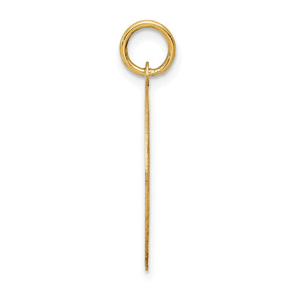 14K Yellow Gold Merry Christmas Disc Charm