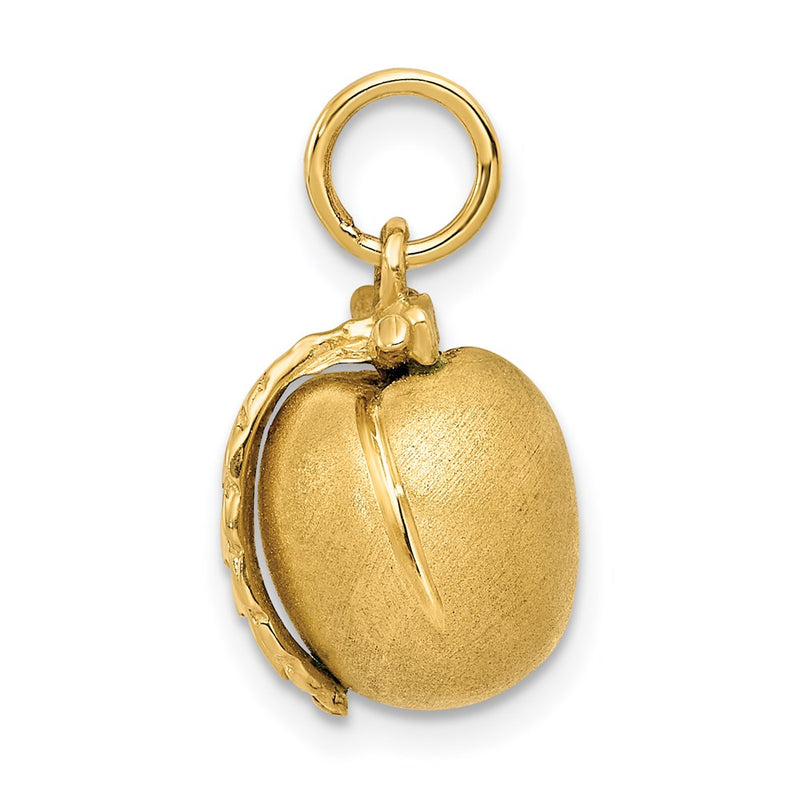 14k Yellow Gold 14k Peach Charm