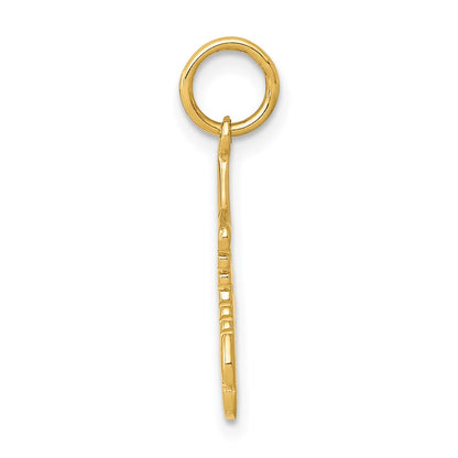 14k Yellow Gold 14k Roller Skates Charm