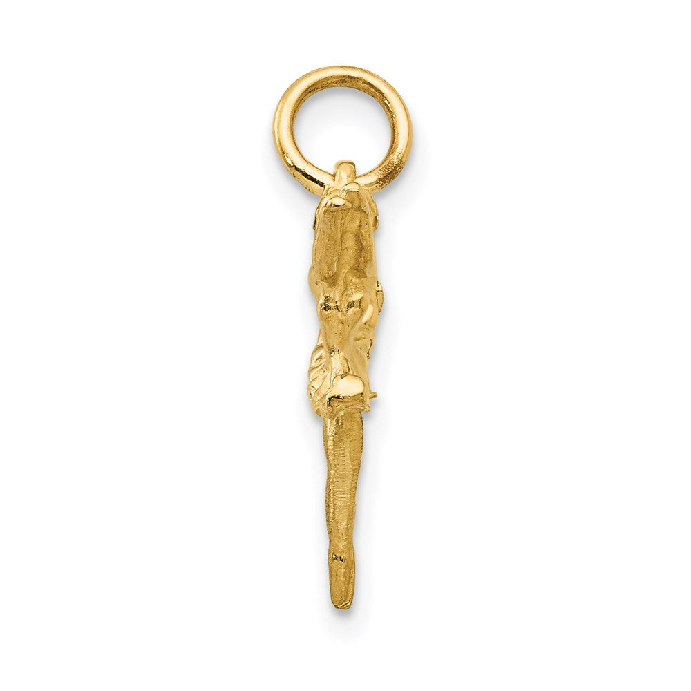 14k Yellow Gold 14K  3D Ballerina Charm